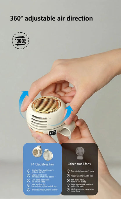 Breezy Wearable Cooling Fan